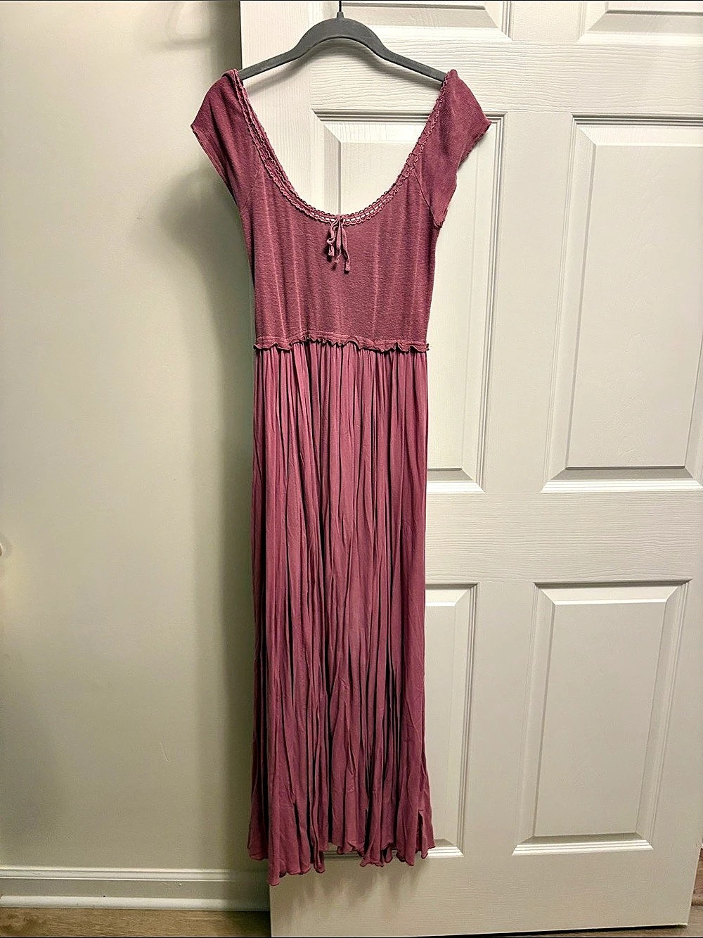 Free People Coastal Core Maxi Dress Women's Pink Medium